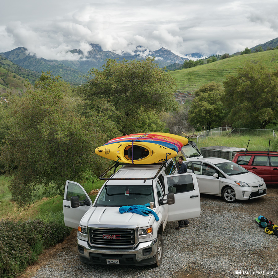 kaweah river north fork cherry falls kayak kayaking paddling yucca flat