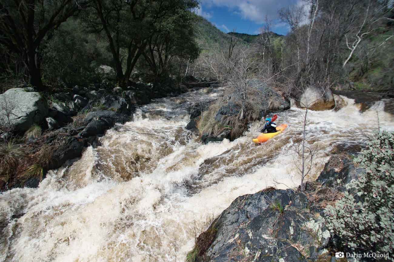 kaweah river north fork cherry falls kayak kayaking paddling yucca flat