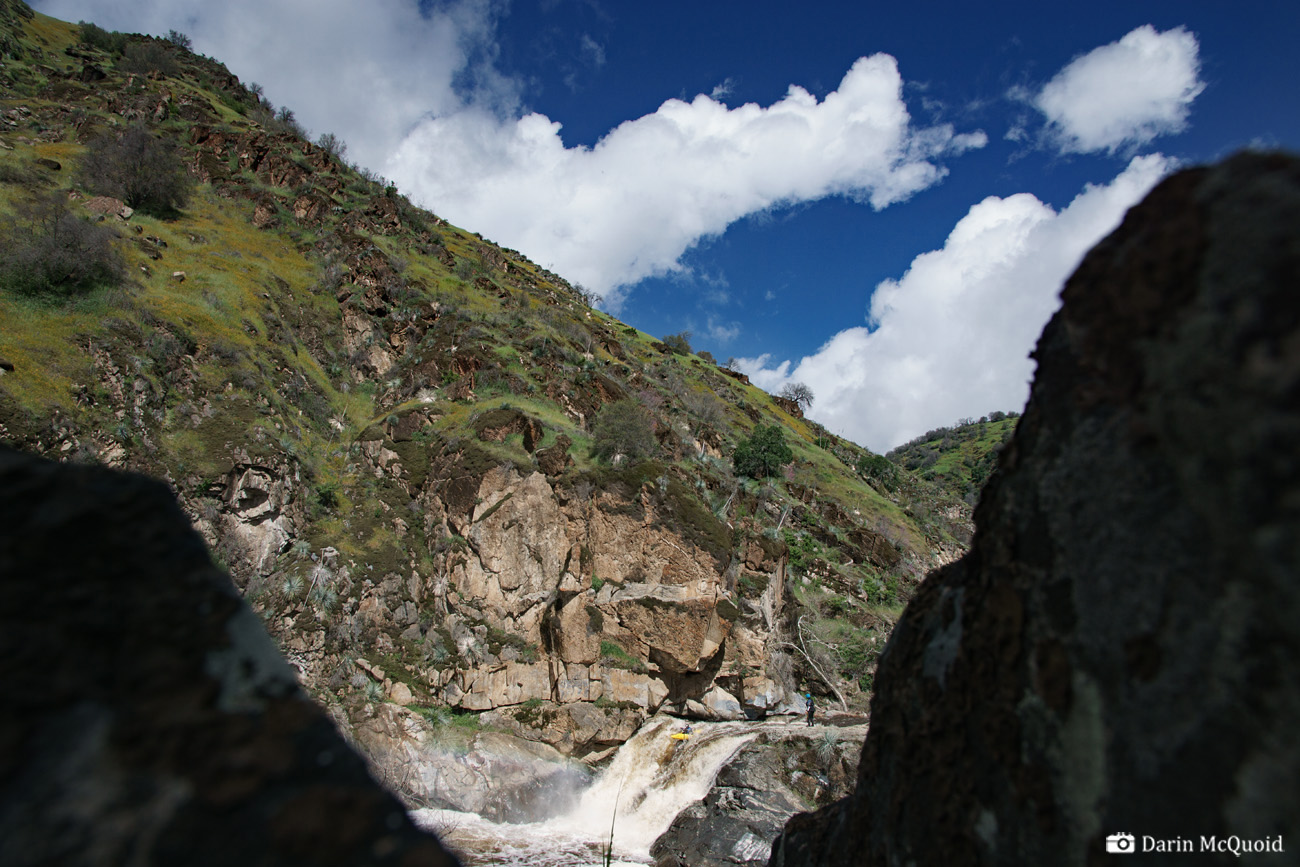 kaweah river north fork cherry falls kayak kayaking paddling yucca flat