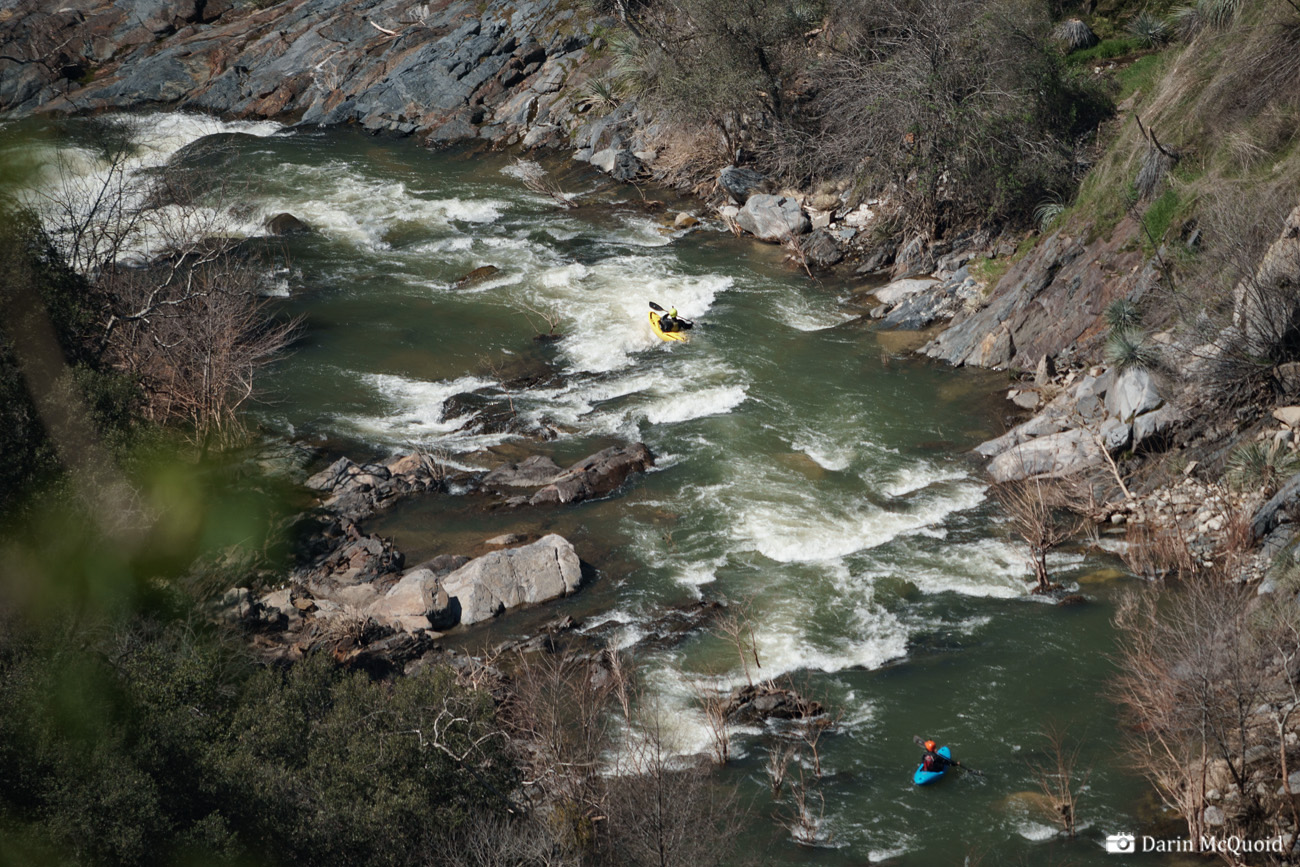 kaweah river north fork cherry falls kayak kayaking paddling yucca flat