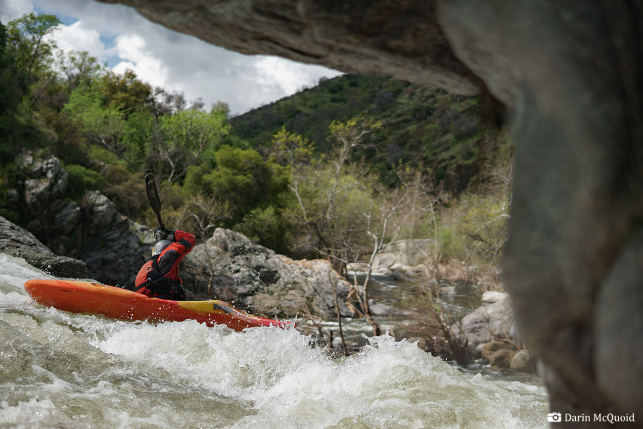 kaweah river north fork cherry falls kayak kayaking paddling yucca flat