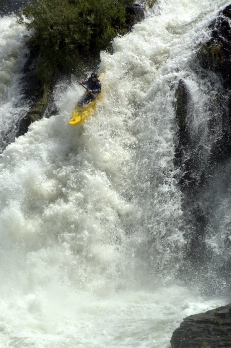 Pit River Falls, whitewater kayaking in Northern California